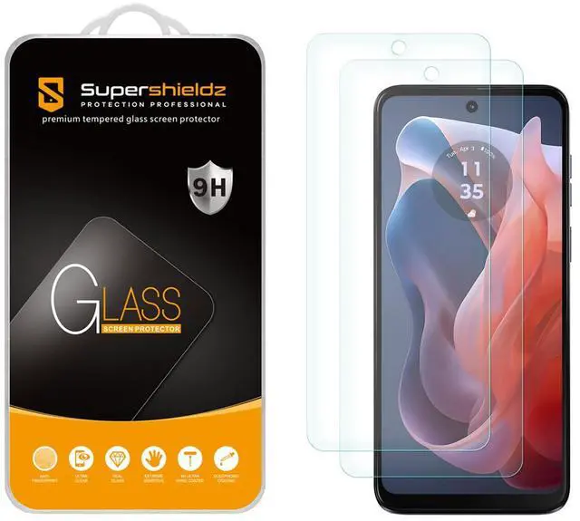Main image of (2 Pack) Designed for Motorola Moto G Play (2024) Tempered Glass Screen Protector, Anti Scratch, Bubble Free