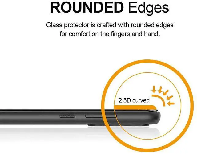 Alt view image 3 of 4 - (2 Pack) Designed for Motorola Moto G Play (2024) Tempered Glass Screen Protector, Anti Scratch, Bubble Free