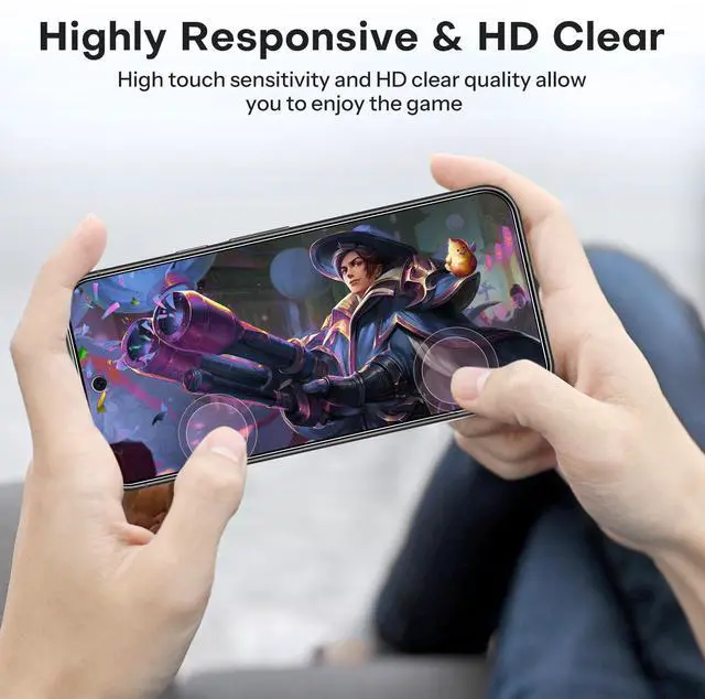 Alt view image 6 of 7 - 3+2 Pack for Google Pixel 9 Pro XL Screen Protector 6.8 Inch, 3 Tempered Glass Film & 2 Camera Lens Protector, Bubble-free, HD Clear, Not for 9 Pro/ 9