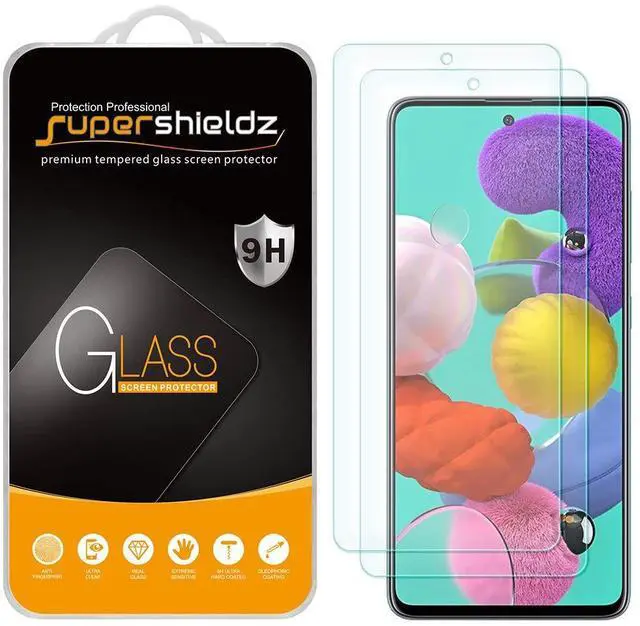 Main image of (2 Pack) Designed for Samsung Galaxy A53 5G / A52 / A52 5G / A51 / A51 5G / A51 5G UW Tempered Glass Screen Protector, Anti Scratch, Bubble Free