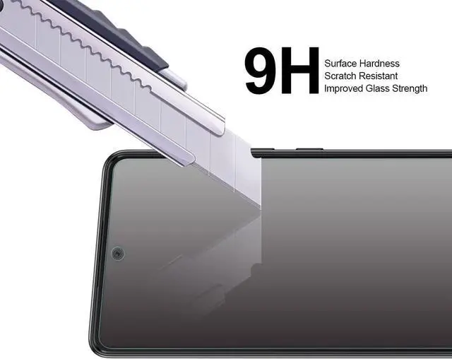 Alt view image 4 of 5 - (2 Pack) Designed for Samsung Galaxy A53 5G / A52 / A52 5G / A51 / A51 5G / A51 5G UW Tempered Glass Screen Protector, Anti Scratch, Bubble Free