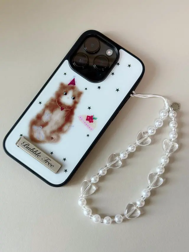 Alt view image 4 of 6 - Phone Charm Strap Cute Wrist Straps Cell Phone Charm String Y2K Aesthetic Lanyard Wristlet Chain for Case Camera AirPods Bags Keychains (Pure Hearts)