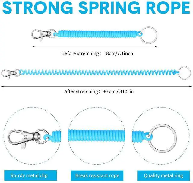 Alt view image 2 of 6 - 4 Sets Cell Phone Lanyard Tether with Patch Phone Tether for Anti Drop Protection Outdoor Hiking Cycling(Clear, Blue, Black, Pink)