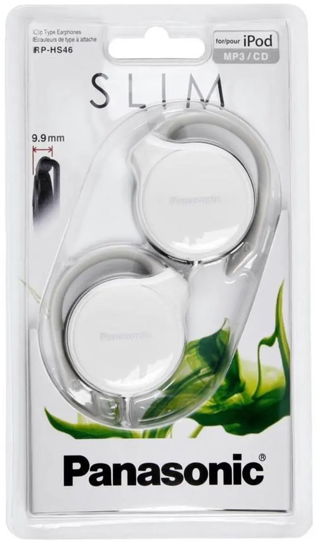 Main image of RPHS46EW White Slim Headphones Clip Type Earphones RP-HS46