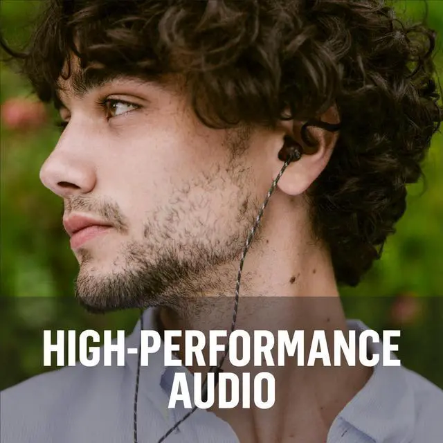 Alt view image 5 of 7 - Smile Jamaica AUX Wired Earbuds with Microphone, Noise-Isolating in-Ear Headphones, Tangle-Resistant Cable, 3.5mm Jack Sustainable (Brass)