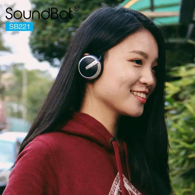 Alt view image 7 of 7 - SB221 HD Wireless Bluetooth 4.0 Sports-Active Headphones for 20Hrs Music Streaming & 25Hrs HandsFree Calling with Sweat Resistant Ergonomic Secure-Fit Design & Voice Command Support, Black