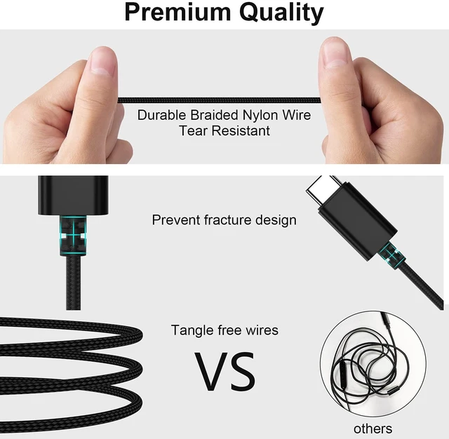 Alt view image 6 of 7 - USB C Headphone Wired Earbuds for Samsung S26 Ultra S25 FE S23 A17 A16 A36 Z Fold 8 In-Ear Noise Isolation Type C Earphone with Microphone for iPad for iPhone 18 Pro Max 17 17e 16e 16 15 Pixel 9a 10a