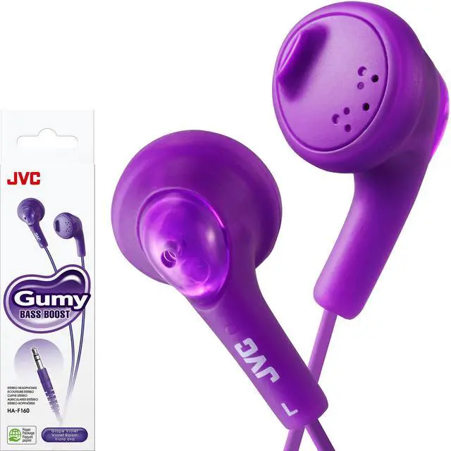 Main image of HAF160V Gumy Ear Bud Headphone Violet