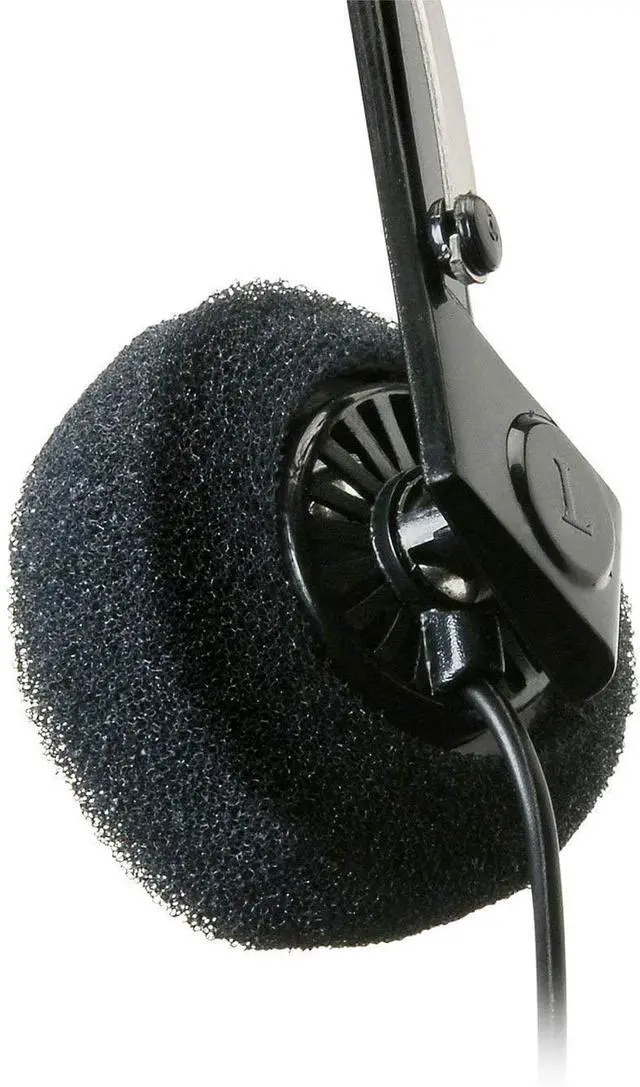 Alt view image 3 of 3 - Mini Stereo Lightweight Headphones with 4 Foot Cord