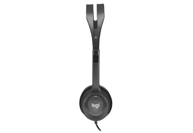 Alt view image 3 of 7 - Stereo Headset with 3.5 mm Audio Jack, Black