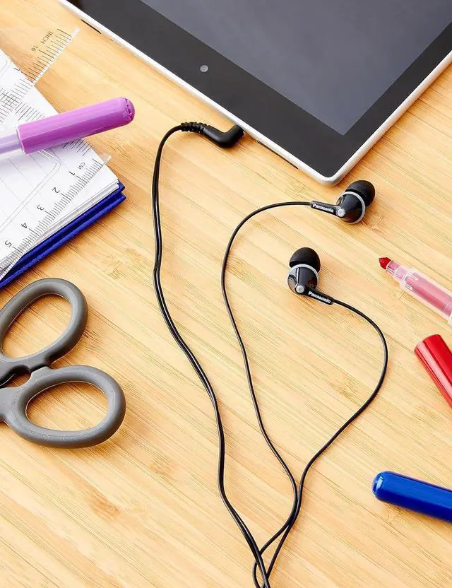 Alt view image 7 of 7 - Wired Earphones 3.5 mm Jack Black (RP-HJE125E-K)