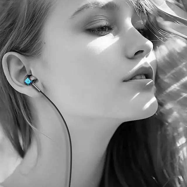 Alt view image 3 of 4 - 4 Packs Wired Earbuds with Microphone & Volume Control, in-Ear Earphones for School, Noise Islating, for 3.5mm Jack iPhone iPad iPod Samsung Google Devices (Black White)