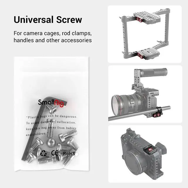 Alt view image 5 of 7 - Allen Wrench Screw 1/4" Screws Accessories Tool (12pcs/Pack) - 1713