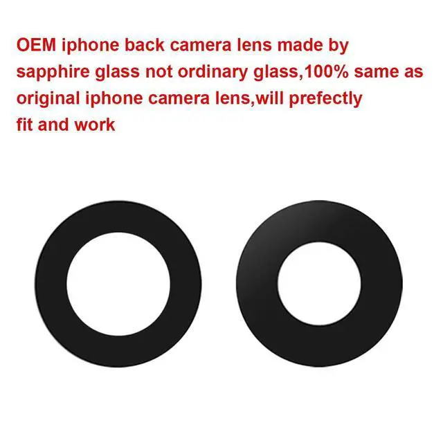 Alt view image 3 of 7 - Rear Back Camera Glass Lens Replacement for iPhone 13 and iPhone 13 mini with Pre-Installed Adhesive and Repair Tool Kit