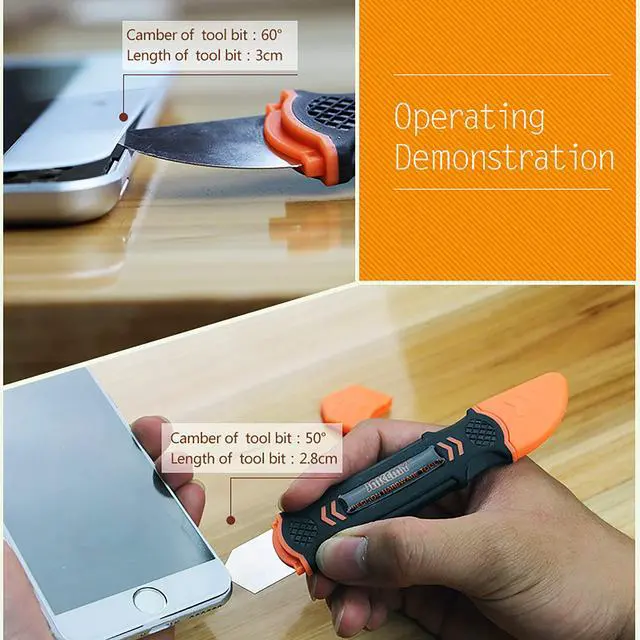 Alt view image 5 of 7 - Opening Pry Tool, Pistachio Opener, Anti-Static Thin Flexible Stainless Steel Opener for Phone Laptop Tablet LCD Covers Glass Removal, Replacing Batteries