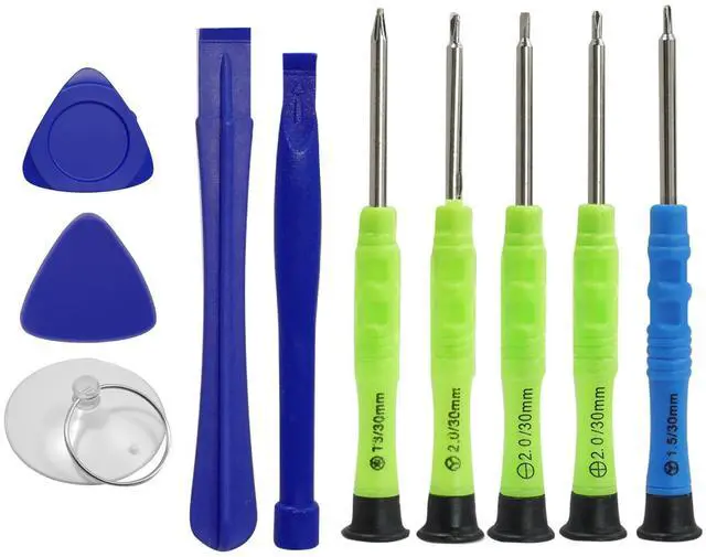 Main image of 10 Piece Opening Pry Tool Repair Kit with Screwdriver Plastic Spudger for Laptop Computer Tablets Ipad Electronics iPod Touch