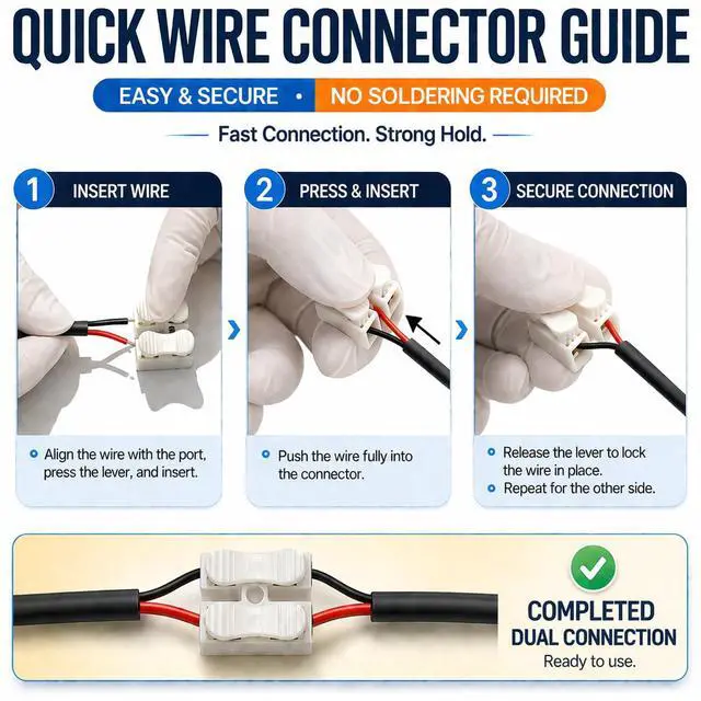 Alt view image 6 of 7 - USB Pigtail Cable USB Power Cable Wire with Wire Connectors,1.64ft 24AWG 2A 5V,DIY Repair Kit,Bare Wire Open End,Pure Copper,Black,2-Pack
