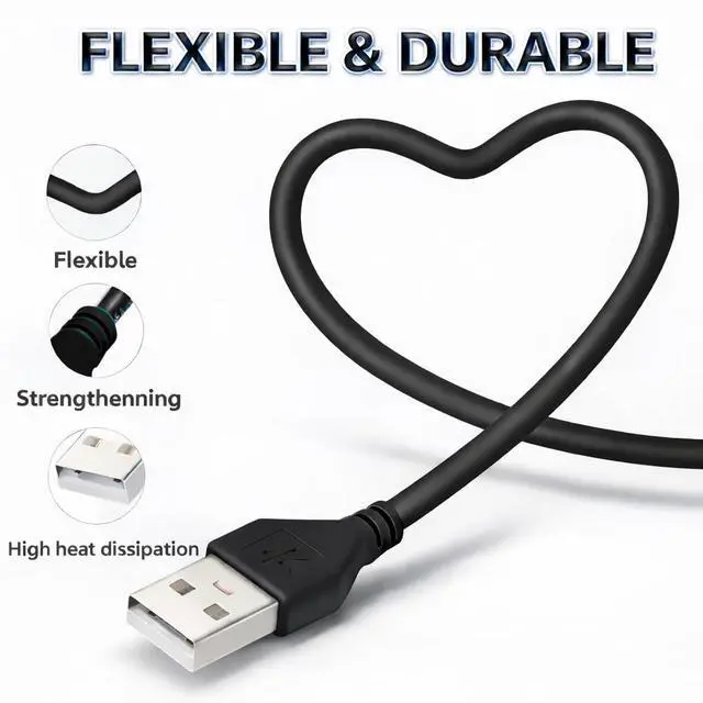 Alt view image 7 of 7 - USB Pigtail Cable USB Power Cable Wire with Wire Connectors,1.64ft 24AWG 2A 5V,DIY Repair Kit,Bare Wire Open End,Pure Copper,Black,2-Pack