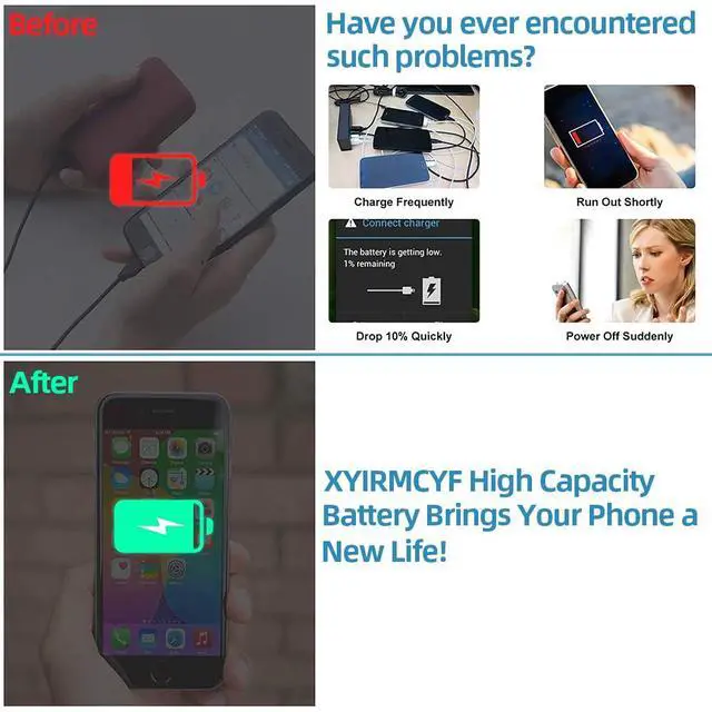 Alt view image 3 of 7 - 21800mAh Super Capacity Battery Compatible with iPhone 13 Pro Max, 0 Cycle Li-Polymer Replacement Battery for iPhone 13 Pro Max, with Professional Repair Tool Kit