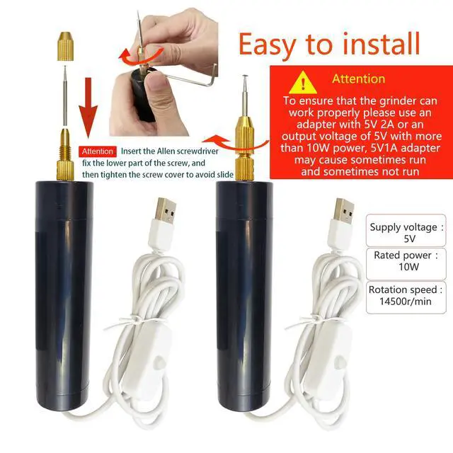 Alt view image 4 of 6 - Damaged Screw Removal for iPhone, iPhone Repair Tool, Broken Screw Extractor Kit for Cell Phone,Targetting Small Screw Damaged can not Screw Out by Screwdriver, USB 5V2A Adapter Required