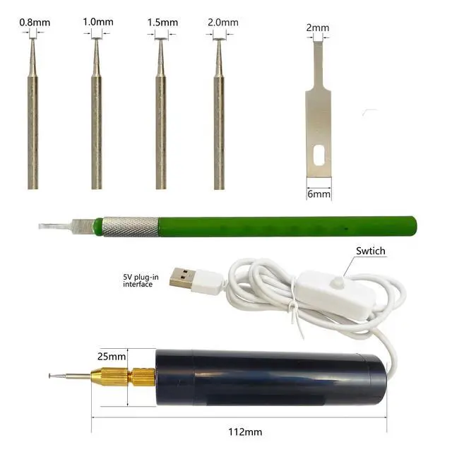 Alt view image 5 of 6 - Damaged Screw Removal for iPhone, iPhone Repair Tool, Broken Screw Extractor Kit for Cell Phone,Targetting Small Screw Damaged can not Screw Out by Screwdriver, USB 5V2A Adapter Required