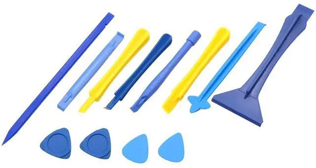 Main image of 12Pcs Phone Screen Opening Pry Plastic Tool Repair Kit,Spudger Pry Blade Opening Tool Repair Kit for Electronics Tool(Multicolor)