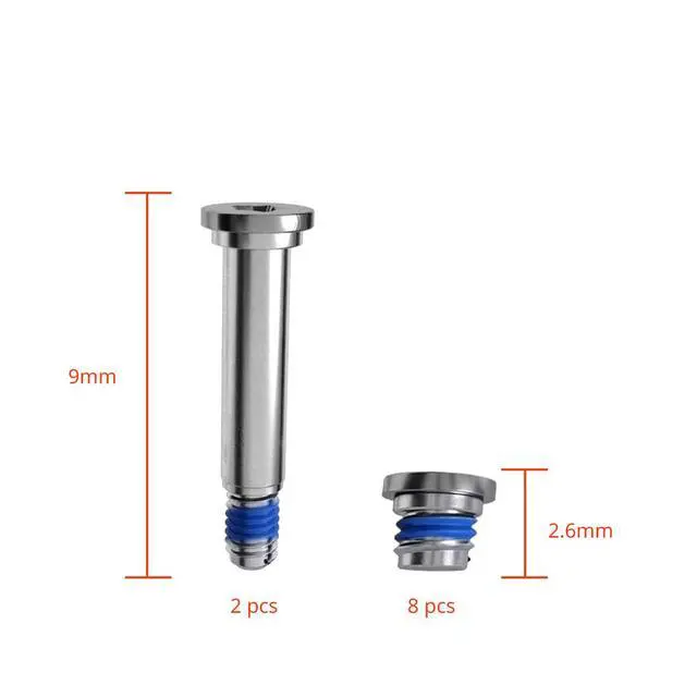 Alt view image 5 of 7 - 2 Sets Replacement Screws with Screwdriver for MacBook Air 13 inch A1369 A1466 2010 to 2017, Unibody Bottom Case Cover P5 Pentalobe Repair Replacement Tool Kit Notebook Laptop PC Computer Screw