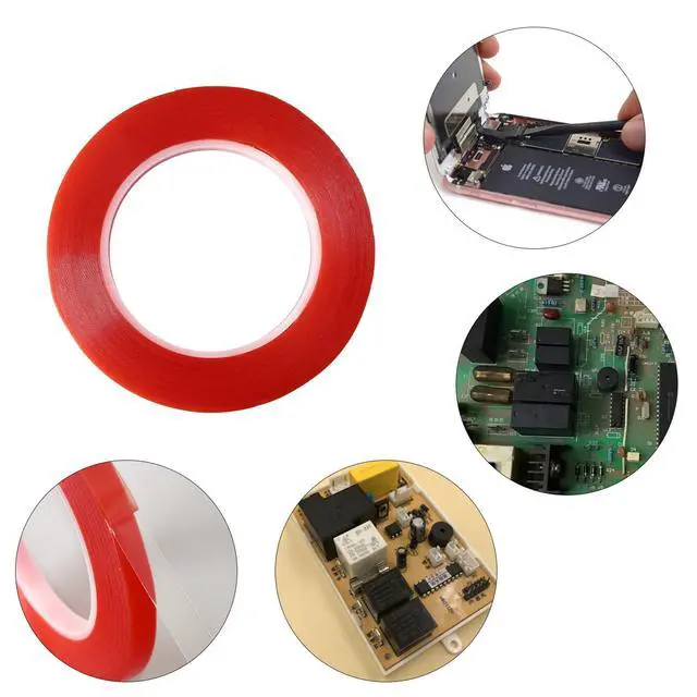 Alt view image 4 of 6 - 2 Rolls (2mm/3mm x 25m) LCD Repair Tape Phone Repair Tape LCD Touch Screen Repair Tape Phone Screen Adhesive Tape with and 1 Tweezers for Cell Phone, iPad, Tablets, Laptops, Camera