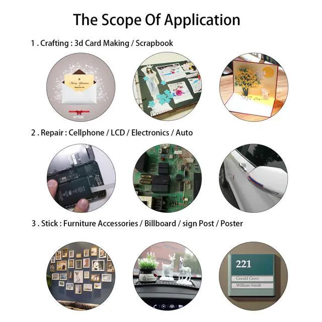 Alt view image 5 of 6 - 2 Rolls (2mm/3mm x 25m) LCD Repair Tape Phone Repair Tape LCD Touch Screen Repair Tape Phone Screen Adhesive Tape with and 1 Tweezers for Cell Phone, iPad, Tablets, Laptops, Camera