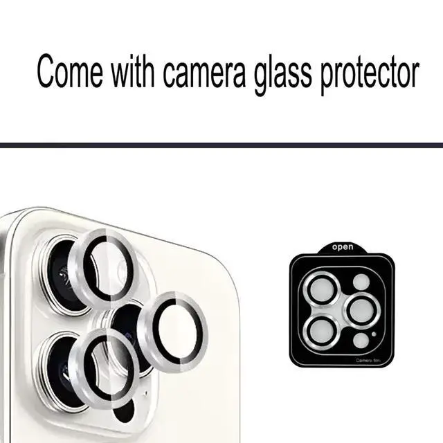 Alt view image 6 of 7 - 2 Sets for iPhone 13 Pro and iPhone 13 Pro Max Camera Lens Replacement, OEM Original Camera Glass Lens with Pre-Installed Adhesive+Repair Tools