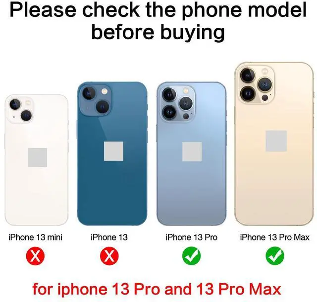 Alt view image 2 of 7 - Back Camera Lens Glass Replacement for iPhone 13 Pro and 13 Pro Max, Rear Lens Glass Replacement kit with Pre-Installed Adhesive + Installation Manual + Repair Tool Kit