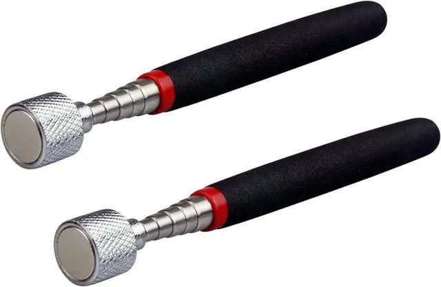 Main image of 30-Inch Telescopic Magnetic Pick-Up Tools with 15-lb Pull Capacity, 2-Pack - Extendable Stainless Steel Shaft, Cushioned Grip - 8036TM-NEW-2