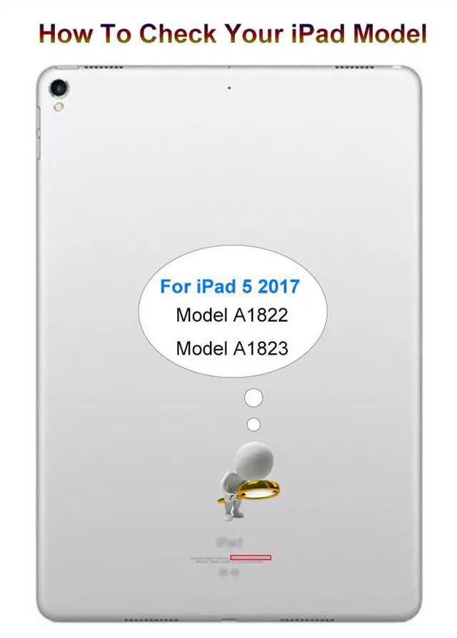 Alt view image 4 of 7 - for iPad 5 5th Gen Screen Replacement A1822 A1823 2017 Digitizer 9.7 Inch, for iPad 5th Generation Touch Glass with Home Button, Repair Tool Kit (White)