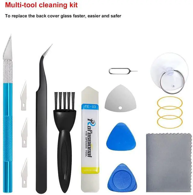 Alt view image 6 of 6 - Glass Breaker Pen Phone Blasting Pen for iPhone X XS MAX 11 12 13 14 15 16 Plus pro max Rear Back Replacement Repair Kits Other Smartphone Glass Breaking Tool kit