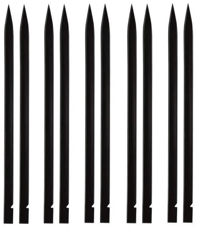 Main image of Set of 10 Nylon Professional Laptop iPhone iPad Pry Open Repair Spudger Black Stick Tools 15cm