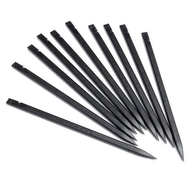Alt view image 6 of 7 - Set of 10 Nylon Professional Laptop iPhone iPad Pry Open Repair Spudger Black Stick Tools 15cm