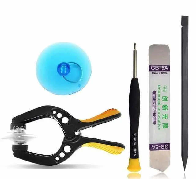 Alt view image 4 of 7 - Upgraded 18 PCS Phone Screen Repair Kit, Suction Cup Pliers Opening Repair Kit, Repair Precision Screwdriver Set Compatible with iPhone, iPad, Cellphone and Other Smooth Surface LCD Screen Opener