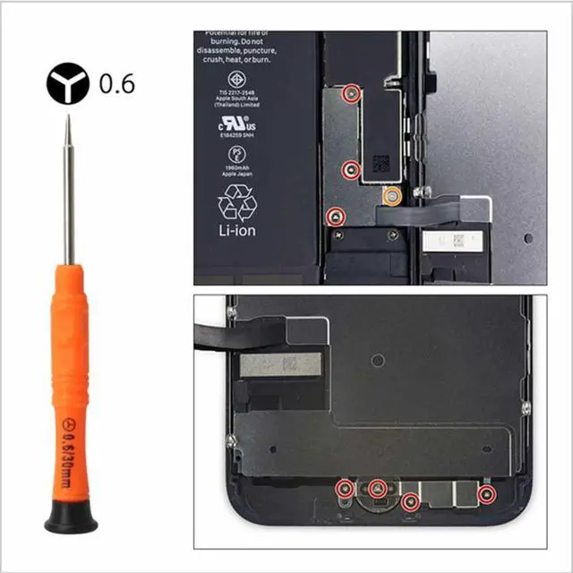 Alt view image 7 of 7 - Upgraded 18 PCS Phone Screen Repair Kit, Suction Cup Pliers Opening Repair Kit, Repair Precision Screwdriver Set Compatible with iPhone, iPad, Cellphone and Other Smooth Surface LCD Screen Opener