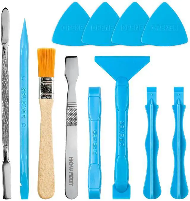 Main image of 12-in-1 Electronics Opening Tool Kit, Professional Anti-Static Spudger Set with Plastic & Metal Pry Tools for Laptop, MacBook, PC, PS4, PS5, Xbox, Switch, Controller Repair