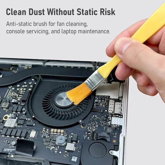 Alt view image 4 of 7 - 12-in-1 Electronics Opening Tool Kit, Professional Anti-Static Spudger Set with Plastic & Metal Pry Tools for Laptop, MacBook, PC, PS4, PS5, Xbox, Switch, Controller Repair