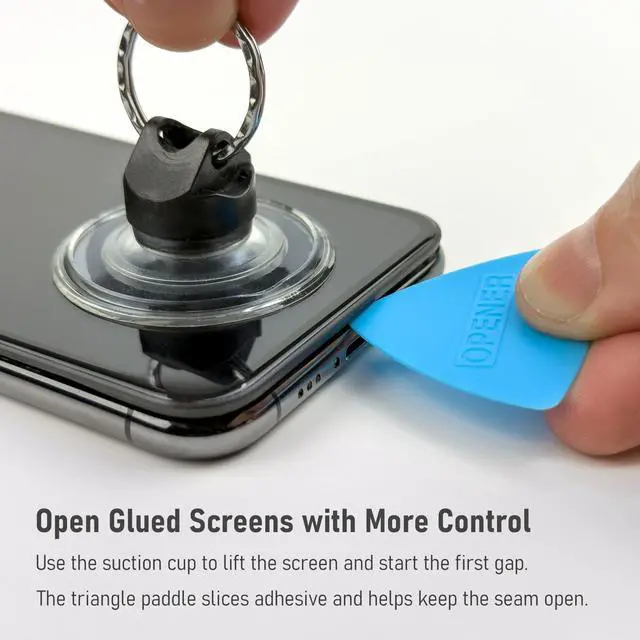 Alt view image 2 of 7 - 15-in-1 Electronics Opening Tool Kit, Professional Anti-Static Spudger Set & Pry Tools with Suction Cup for iPhone, iPad, MacBook, Laptop, Tablet, Phone Repair
