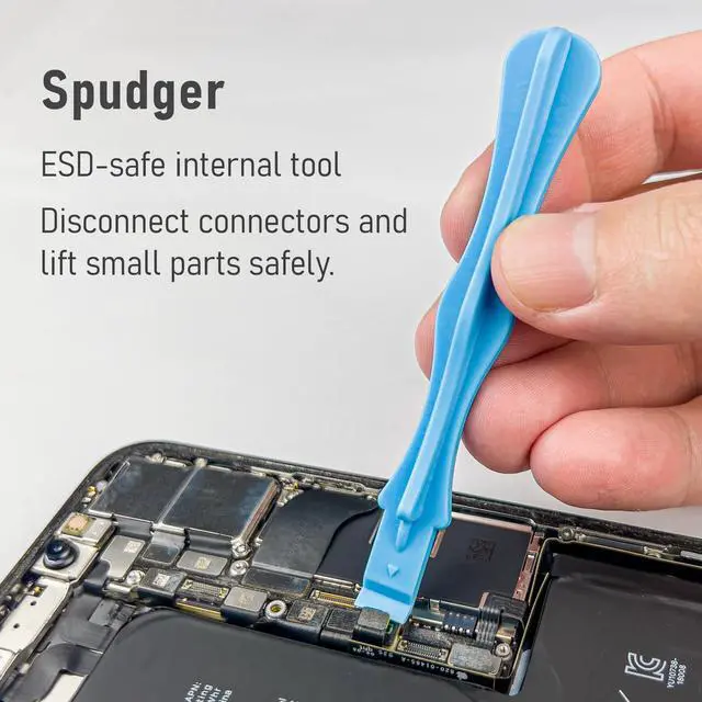 Alt view image 6 of 7 - 15-in-1 Electronics Opening Tool Kit, Professional Anti-Static Spudger Set & Pry Tools with Suction Cup for iPhone, iPad, MacBook, Laptop, Tablet, Phone Repair