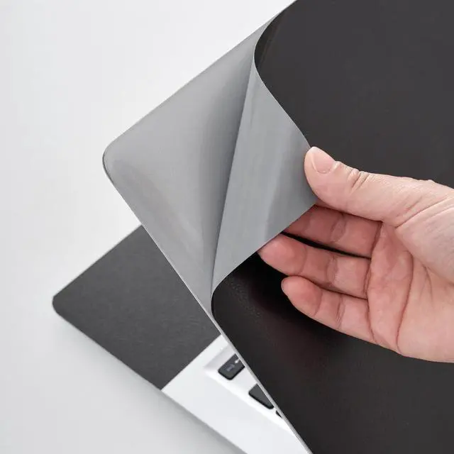 Alt view image 3 of 6 - Laptop Skin Sticker Decal 15-15.6 Inches, Universal Reusable Vinyl Sticker for 12.1 13 13.3 14 15.4 Inches Netbook/Notebook PC, Waterproof & Scratch-Resistant (Black)