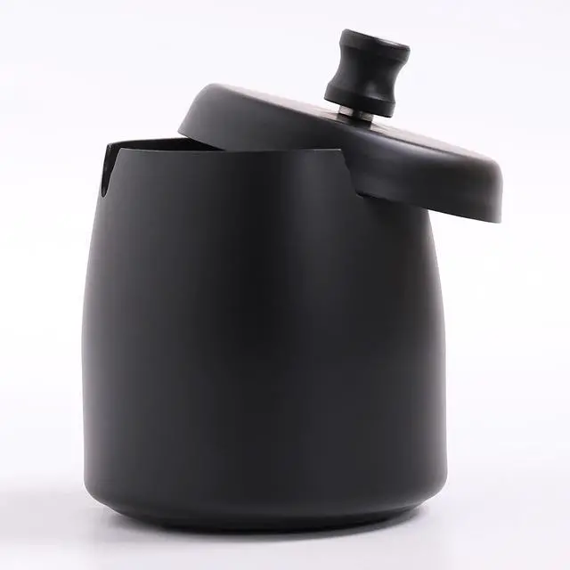 Alt view image 4 of 7 - Small Outdoor Ashtray with Lid for Cigarette, Smokeless Stainless Steel Ash Tray, Smell Proof Windproof Ashtrays for Outside Patio Home Office Tabletop, Odorless Car Ashtrays(2.99"x2.68"x2.95")