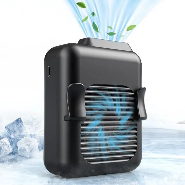 Main image of Portable Waist Belt Cooling Fan Rechargeable, 23h Use Time, 5100RPM Strong Airflow with 3 Speed Levels, Personal Under Shirt Fan for Men,Hands-free Clip on Pants Fan for Outdoor Working,Jobsite