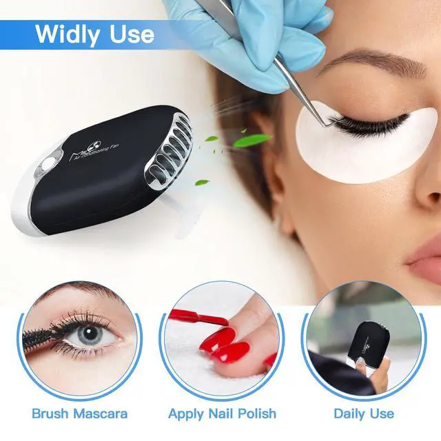 Alt view image 7 of 7 - Lash Fan Mini Portable for Eyelash Extension