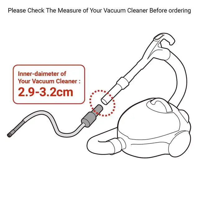 Alt view image 7 of 7 - Micro Cleaning Nozzle Kit,Micro Vacuum Attachment,Universal Vacuum Cleaner Attachment,Mini Micro Kit Keyboard Crevice Cleaning Tool Brush Kit,for Compact Wet Dry Shop Vacuum,Storage Bag Inc