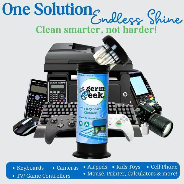 Alt view image 6 of 7 - Keyboard & Electronics Cleaning Kit | Patented Precision Brush | Multi-Purpose Tool for Laptop Phone & AirPods | USA-Made, Eco-Friendly & Safe Computer Cleaner