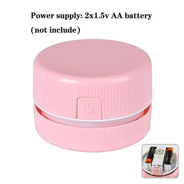 Alt view image 6 of 7 - Diamond Painting Accessories Vacuum Cleaner Mini Desktop Sweeper Organizer Stray Drill Clean Diamond Art,Pink