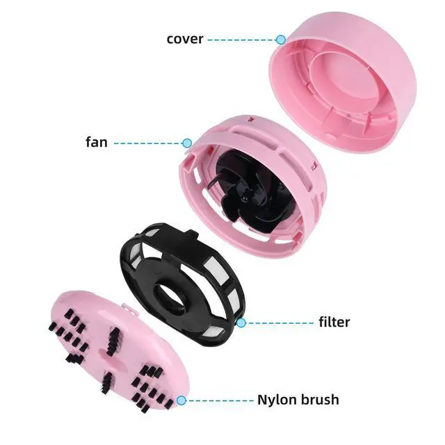 Alt view image 4 of 7 - Mini Vacuum Cleaner, Portable Desktop Vacuum Cordless, Handheld Dust Sweeper Battery Operated, Low Noise and Strong Suction for Home/Office/School/Car/Keyboard(Battery not Include)